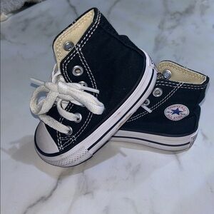 Converse Kids Black Canvas High-Tops